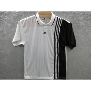 NWOT Vintage Y2K 90s ADIDAS Men's XL Polyester Soccer Polo Shirt Jersey